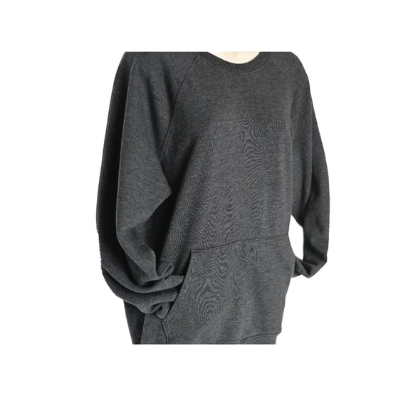J. Crew Other - J.CREW Gray  Long Sleeve Crew Sweatshirt with Front Pocket Size L